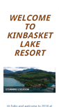 Mobile Screenshot of kinbasketlakeresort.com