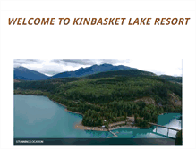 Tablet Screenshot of kinbasketlakeresort.com